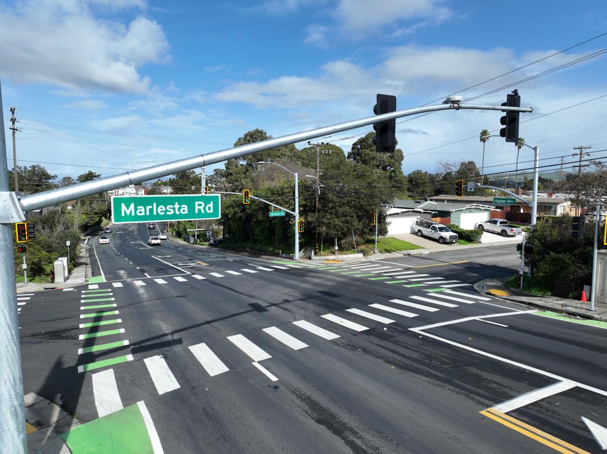 Featured image for Safety Improvements at Appian Way and Marlesta Road